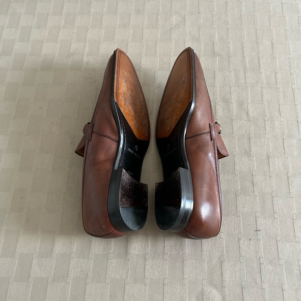 Mezlan Tours Calfskin Leather Horsebit Loafers - Picture 7 of 12